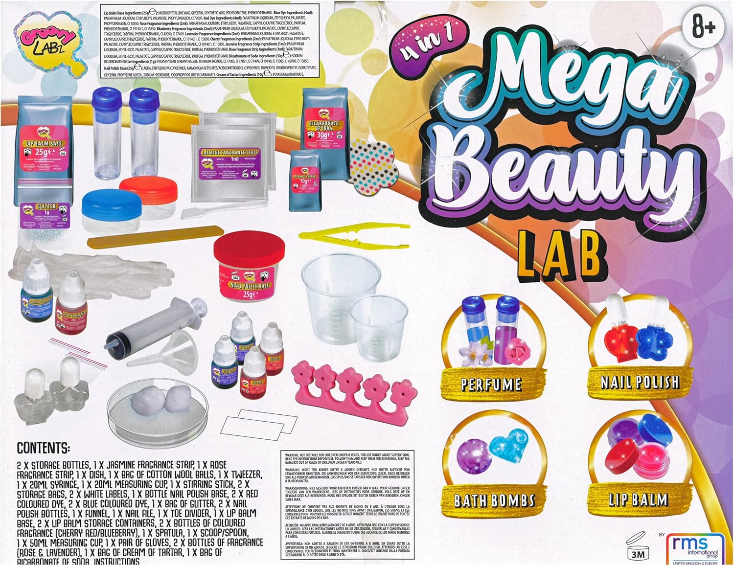 RMS Mega Beauty Kreativní sada na výrobu kosmetiky 4v1