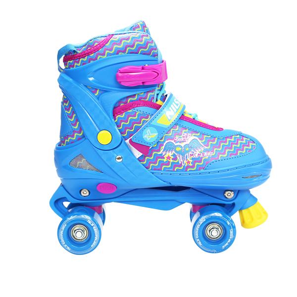Quad kolečkové brusle Nils Extreme NQ4411 Modré vel.L (38-41)