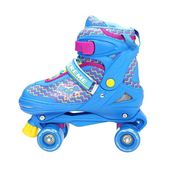 Quad kolečkové brusle Nils Extreme NQ4411 Modré vel.L (38-41)