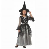 Dětský kostým na karneval Malá čarodějka, 120-130cm