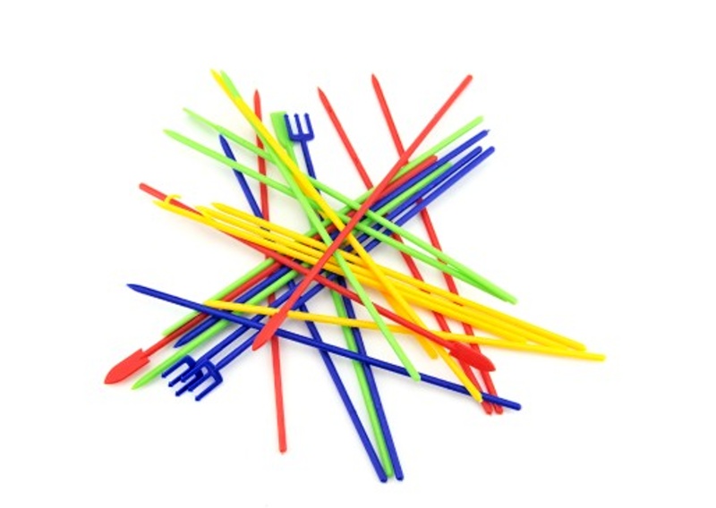 Mikádo plast 24 ks, 18x4,5cm