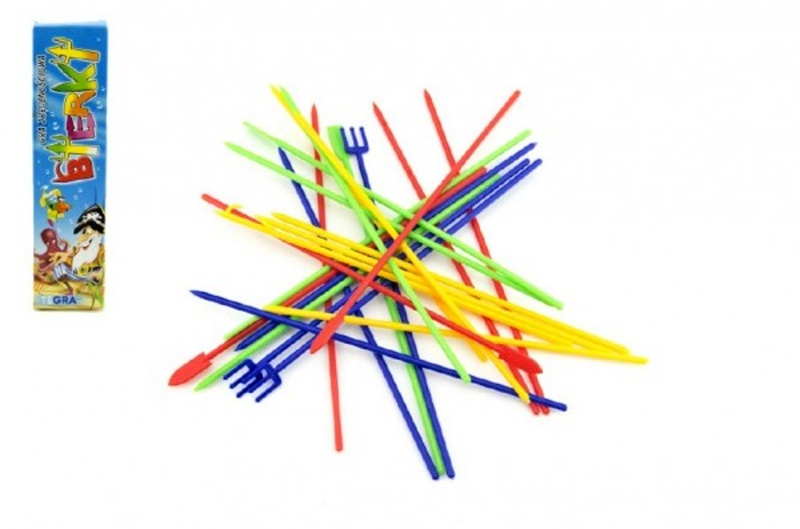 Mikádo plast 24 ks, 18x4,5cm
