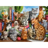 Puzzle Castorland 2000 dílků - Kočičí dům