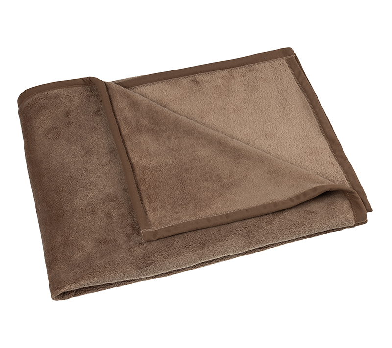 Bellatex Přikrývka Korall micro, Kávová - 100x150 cm