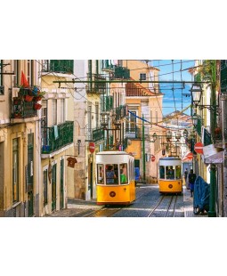 Castorland puzzle 1000 dílků - Lisabonská tramvaj, Portugalsko