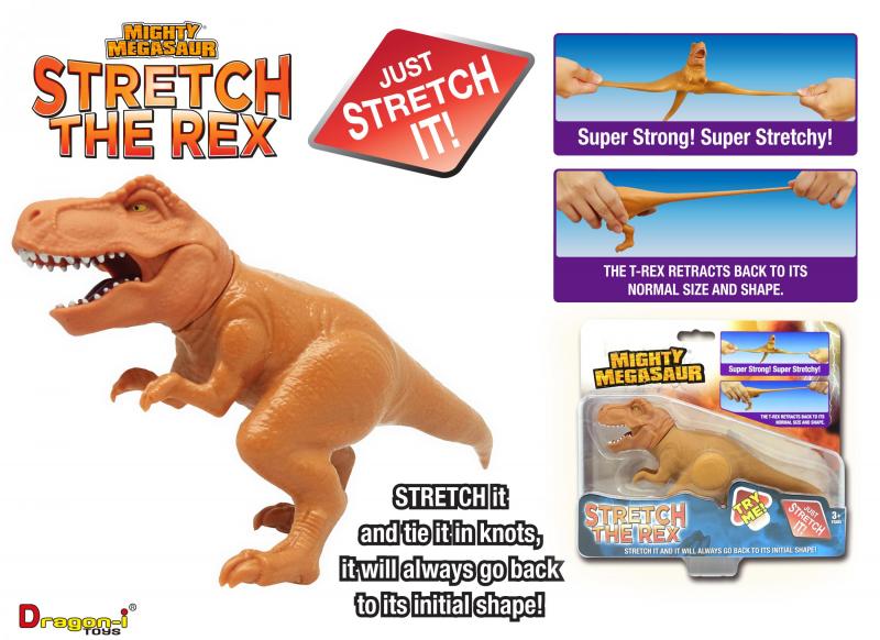 Mighty Megasaur Elastický dinosaurus T-Rex