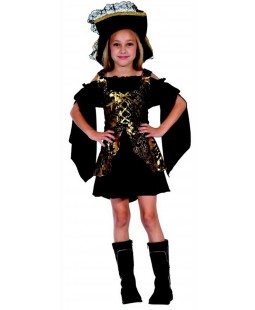Dětský kostým na karneval Pirátka Lady, 120-130 cm