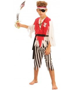 Dětský kostým na karneval Pirát s páskem, 120-130 cm