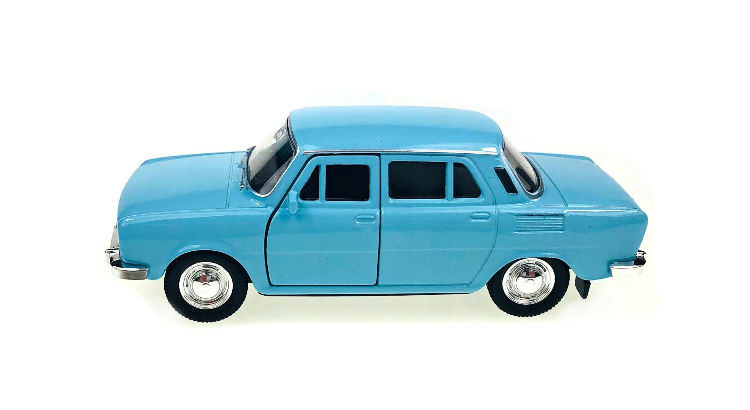 Welly Škoda 100 light blue 1:38