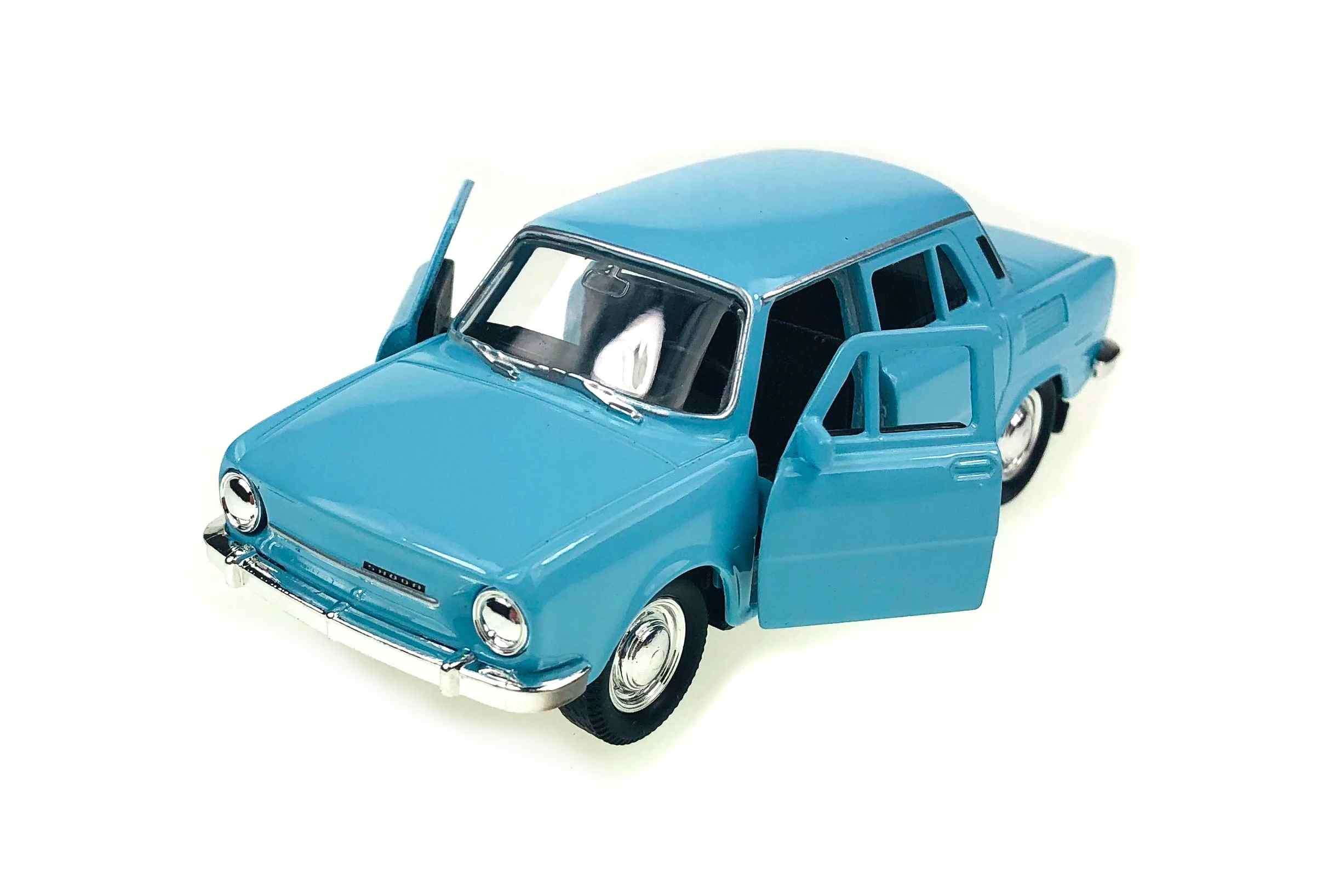 Welly Škoda 100 light blue 1:38