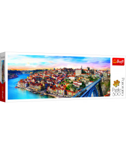 Trefl Panoramatické puzzle Porto, Portugalsko 500 dílků