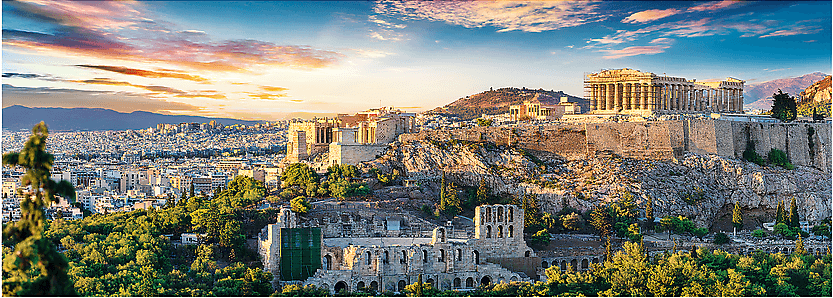 Trefl Panoramatické puzzle Acropolis, Atény 500 dílků