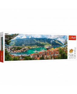 Trefl Panoramatické puzzle Kotor, Montenegro 500 dílků