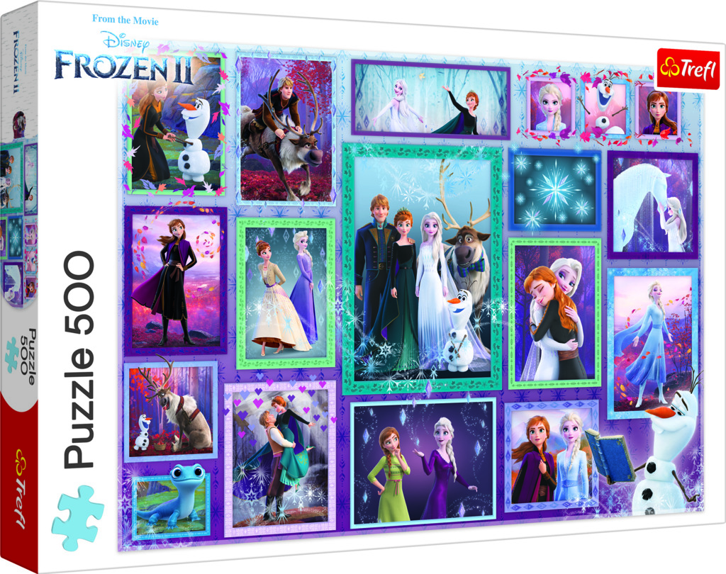 Trefl Puzzle Kouzelná galerie Ledové království 2, 500 dílků