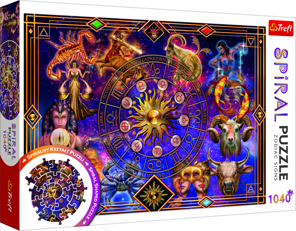 Trefl Puzzle spirálové Znamení zvěrokruhu 1040 dílků