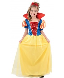 Dětský kostým na karneval Princezna Sněhurka č.5, 110-120 cm