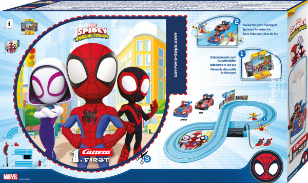 Autodráha Carrera FIRST - 63049 Spidey Web Spin 2.4