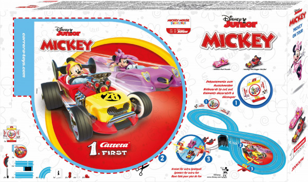 Autodráha Carrera FIRST - 63046 Mickey on Tour 2.4