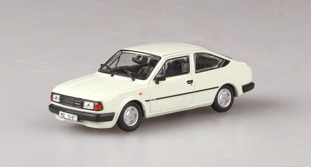 Abrex Škoda Rapid 136 (1987) Bílá Ledová 1:43