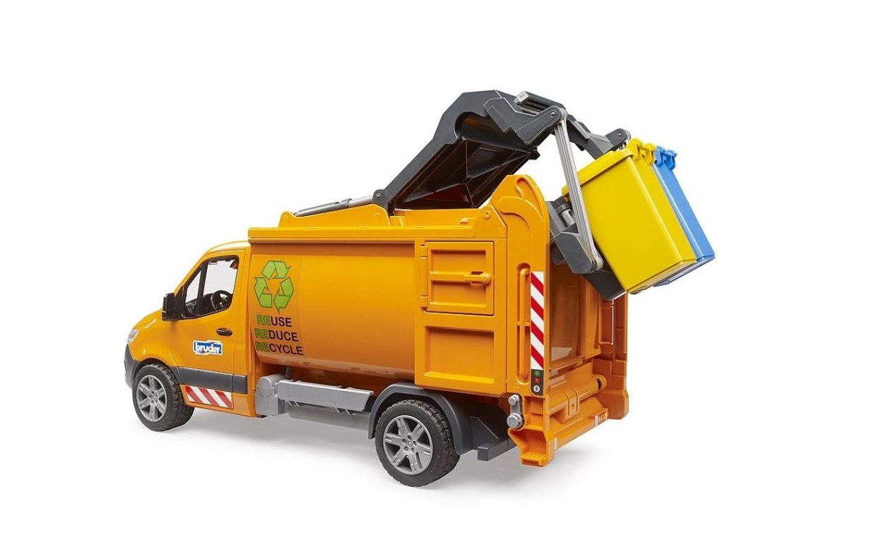 Bruder 2682 MB Sprinter komunální popelářský vůz