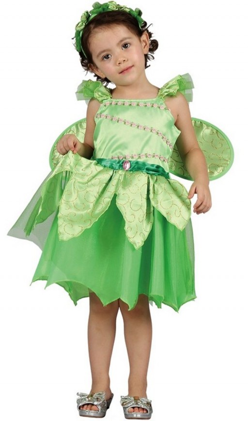 Dětský kostým na karneval Víla Zelenka, 92-104 cm