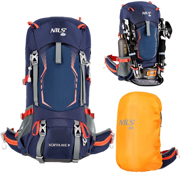 Turistický batoh NILS Camp NC1993 Northlake 30L a 10L modrý