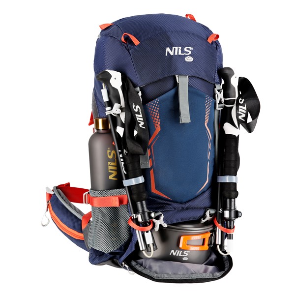 Turistický batoh NILS Camp NC1993 Northlake 30L a 10L modrý