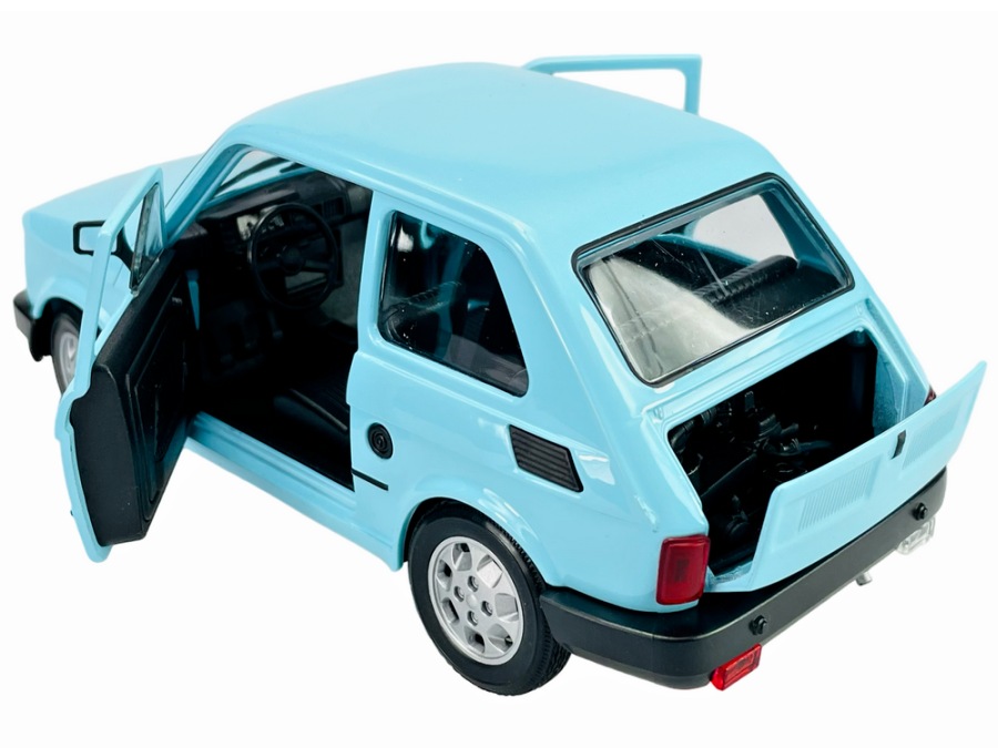 Welly Fiat 126 Světle modrý 1:21