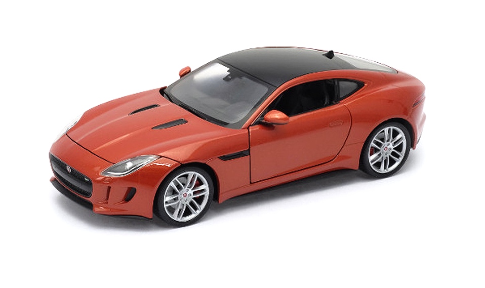 Welly Jaguar F-Type Coupe Oranžový 1:24