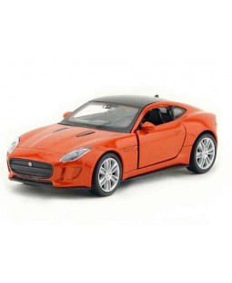 Welly Jaguar F-Type Coupe Oranžový 1:34-39