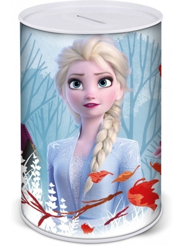 Dětská plechová pokladnička Frozen 2, 15x10 cm