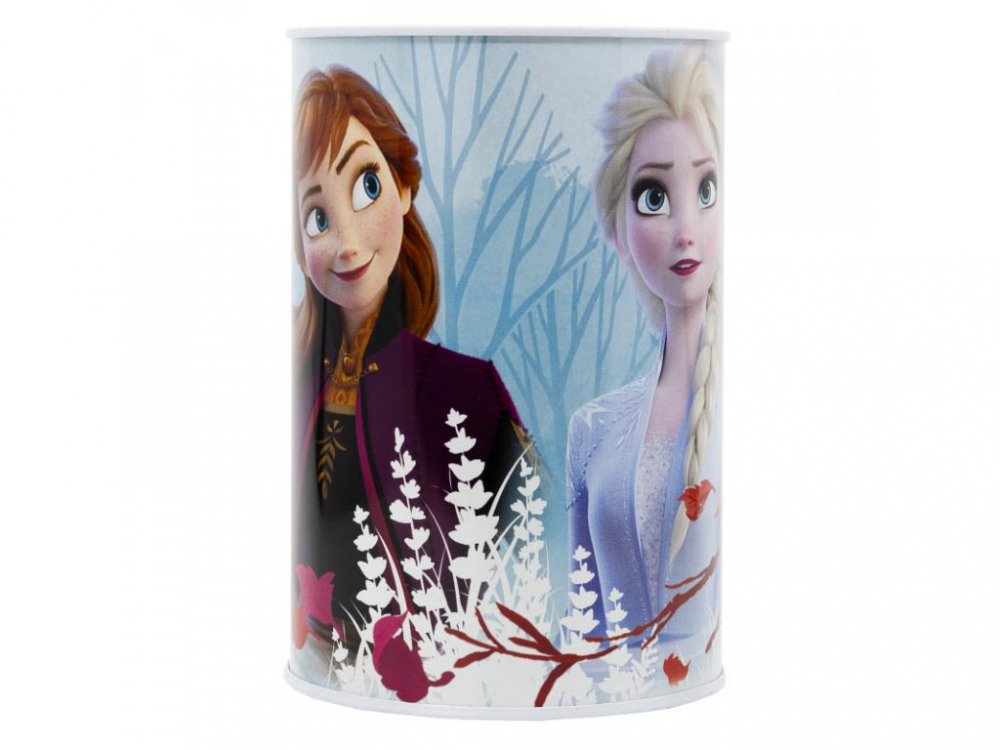 Dětská plechová pokladnička Frozen 2, 15x10 cm