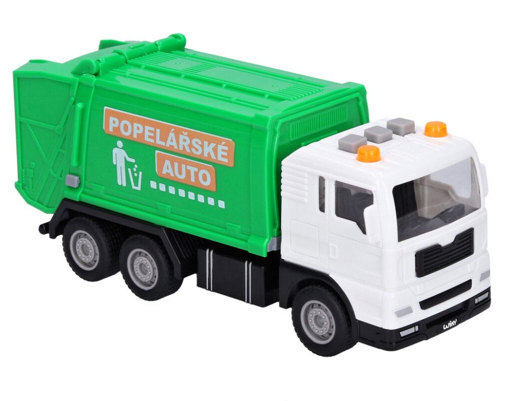 Popelářské auto s efekty a písničkami Míši Růžičkové, 17cm