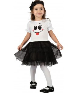 Dětský kostým na karneval Duch Little Girl, 92-104 cm