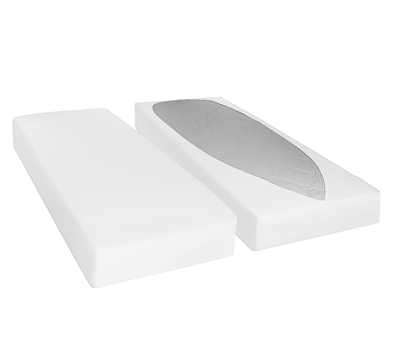 Bellatex Elastické rychloupínací prostěradlo bílé - 90x200x20cm