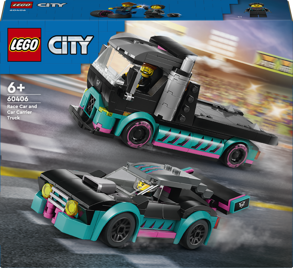 LEGO City 60406 Kamión se závodním autem