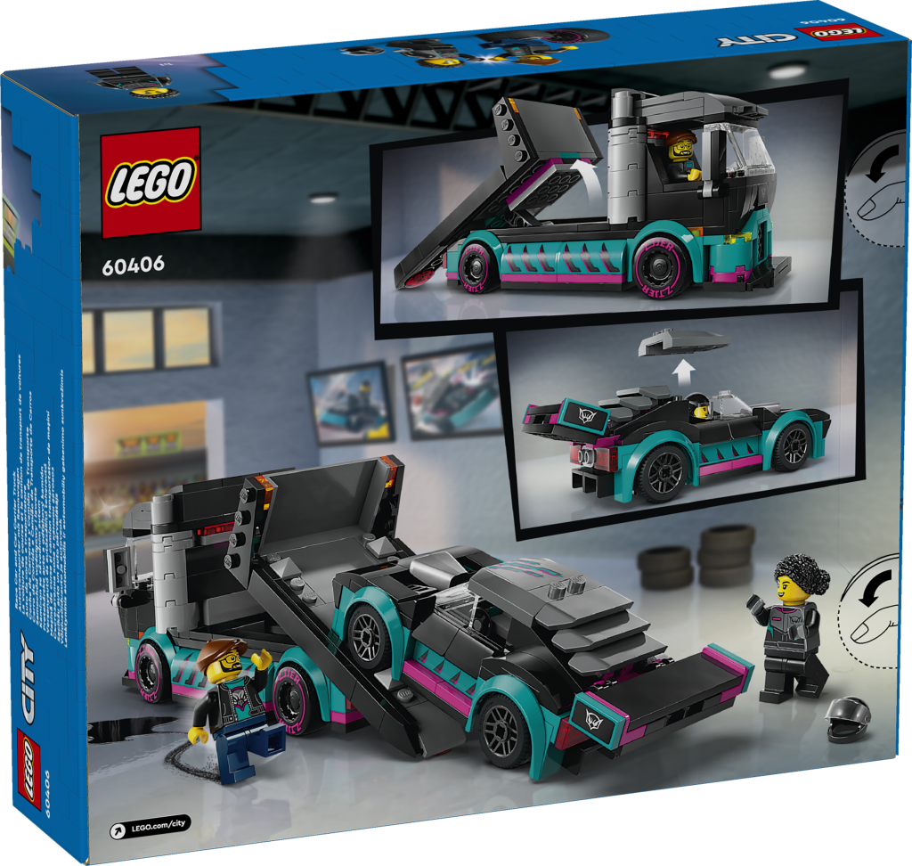 LEGO City 60406 Kamión se závodním autem