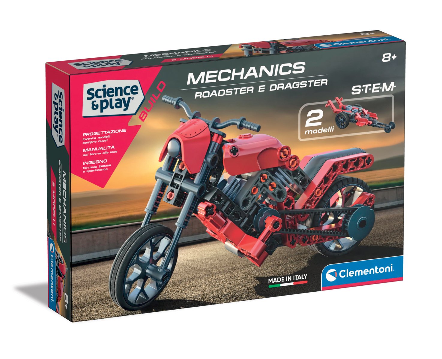 Clementoni Science Roadster a Dragster (CZ, SK, PL, HU)