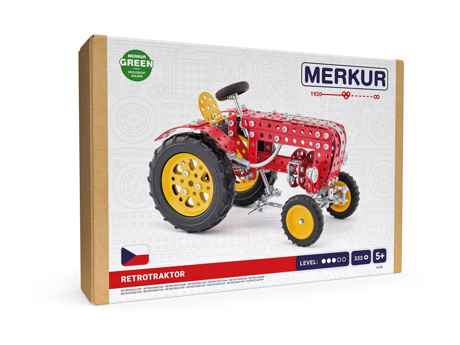 Merkur Retrotraktor, 333 dílků