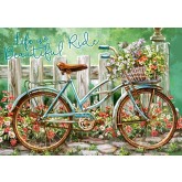 Castorland puzzle Bicykl s květinou 500 dílků
