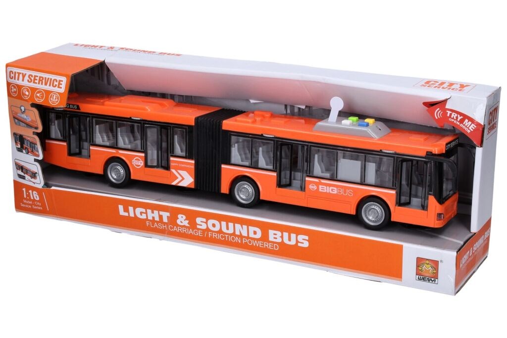 Wiky Autobus kloubový s efekty 44 cm