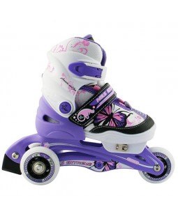Nils Extreme NJ 9128 A Kolečkové brusle fialové vel. 26-29