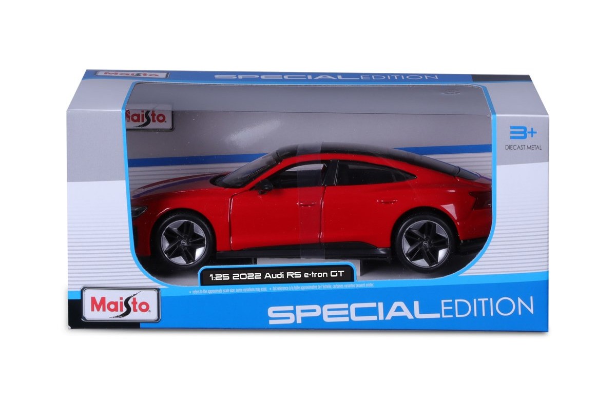 Maisto 2022 Audi RS e-tron GT, červená, 1:25
