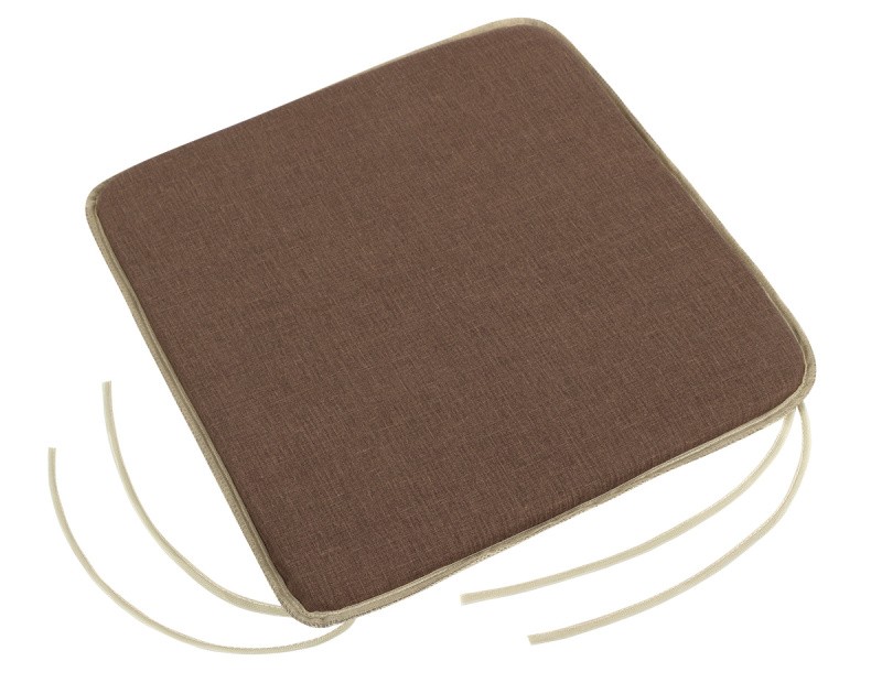Bellatex Hladky Sedak Na Zidle Lada Hneda Uni 40x40cm