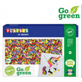 Playbox zažehlovací korálky Go Green mix, 4000ks