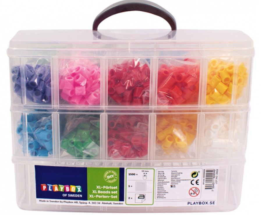 Playbox zažehlovací korálky XL v boxu, 1.500 ks