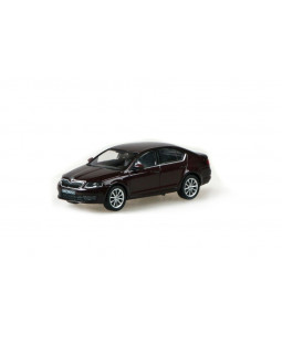 Abrex Škoda Octavia III (2012) Rosso Brunello Metalíza 1:43