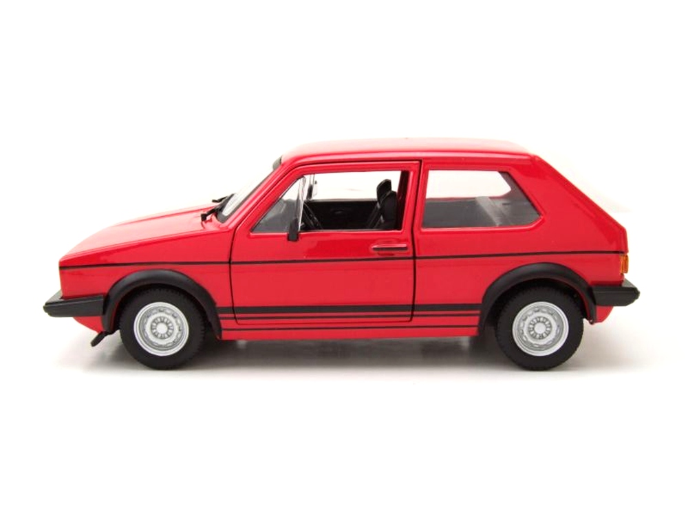Bburago VW Golf MK1 1974 červený 1:24