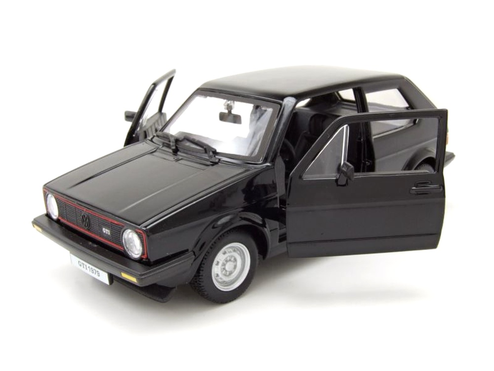 Bburago Volkswagen Golf MK1 1974 černý 1:24