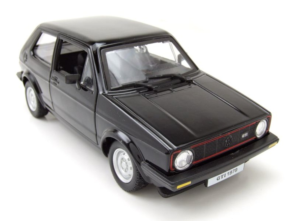 Bburago Volkswagen Golf MK1 1974 černý 1:24